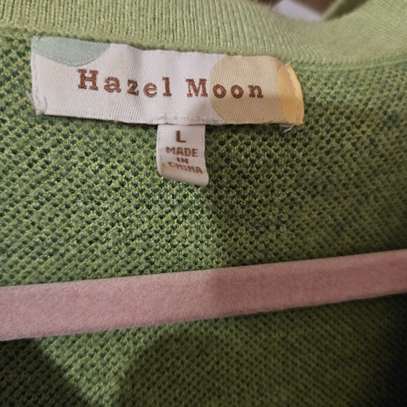 Green Patterned Knit Vest - Picture 3 of 3